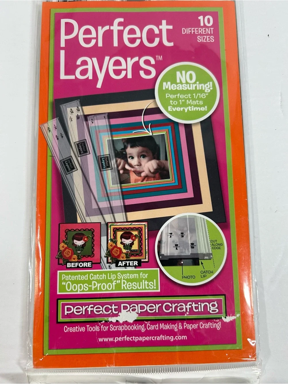 Perfect Layers matting layering border making tool rulers for papercrafting